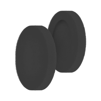 Koss 06 0087 Porta Pro Oversized Cushions - Siyah (Aksesuar - Yedek Parça & Konfor) | Klasik Siyah Bitiş, Standart Üstü Yastıklama, Dayanıklı Malzeme Yapısı | Ölçüler: 60 mm Çap